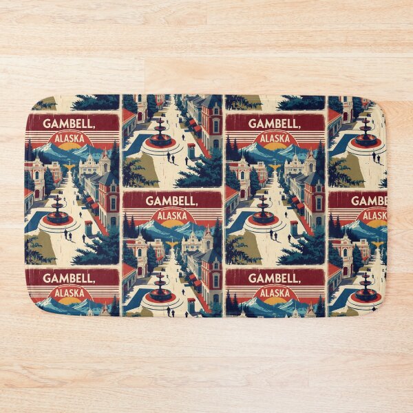 Item preview, Gambell Alaska 1950s USA Vintage Travel Tourism designed and sold by TravelersGems.