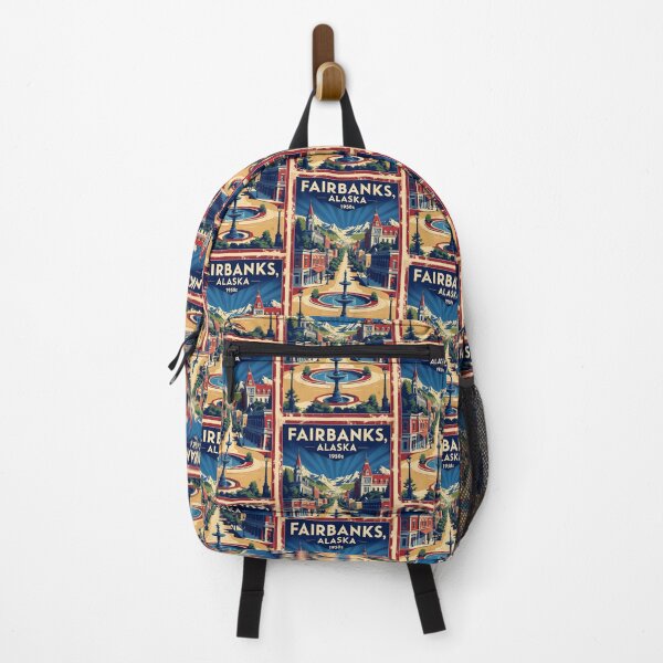 Item preview, Fairbanks Alaska 1950s USA Vintage Travel Tourism designed and sold by TravelersGems.