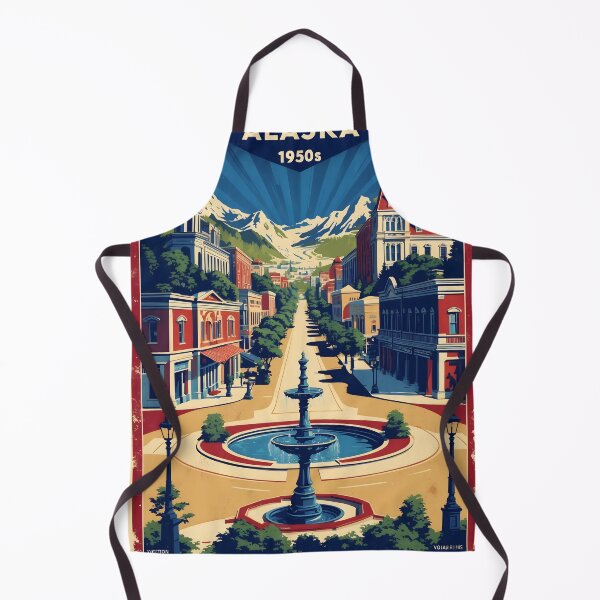 Item preview, Fairbanks Alaska 1950s USA Vintage Travel Tourism designed and sold by TravelersGems.