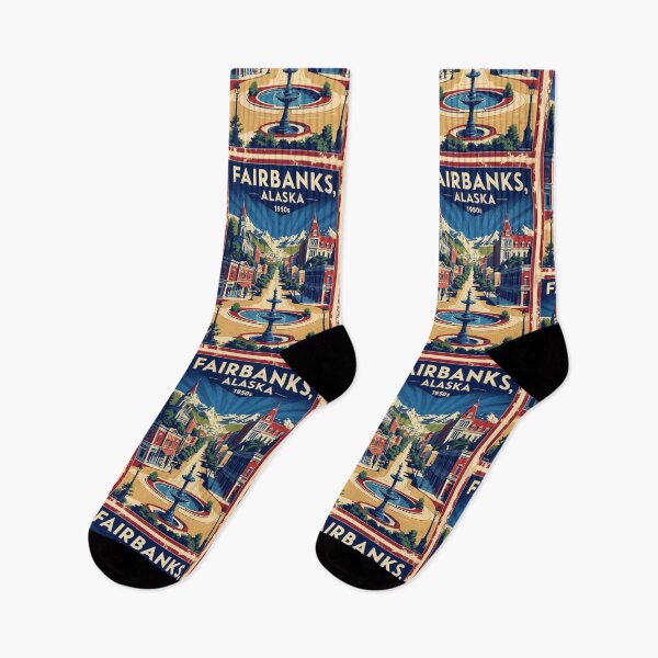 Item preview, Fairbanks Alaska 1950s USA Vintage Travel Tourism designed and sold by TravelersGems.