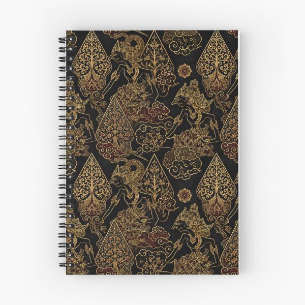 Item preview, Luxury Indonesian Wayang Batik in Black and Gold designed and sold by Siti Hoiriyah.