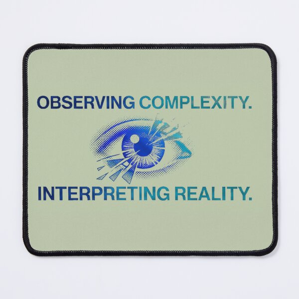 Item preview, Observing Complexity. Interpreting Reality. – Abstract Eye Graphic Tee | Minimalist Cognitive Art | Modern Streetwear | Philosophy Design designed and sold by EIPTOW.