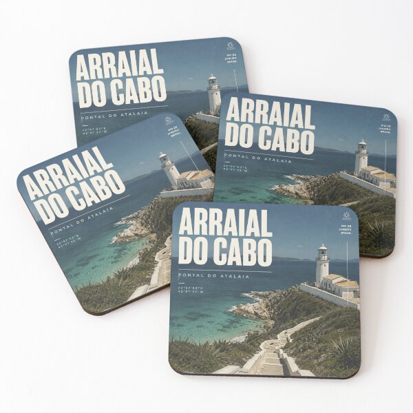 Item preview, Vintage Arraial do Cabo Brazil Travel Poster designed and sold by sassav8.