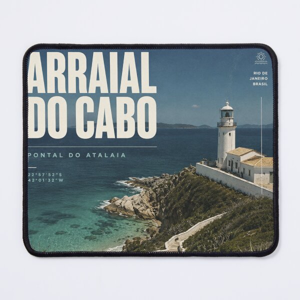Item preview, Vintage Arraial do Cabo Brazil Travel Poster designed and sold by sassav8.