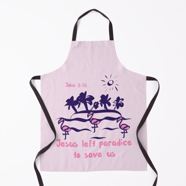 Item preview, Jesus Saves John 316 Love Tropical Paradise Summer Palm Tree Flamingo Flock designed and sold by Forevermore.