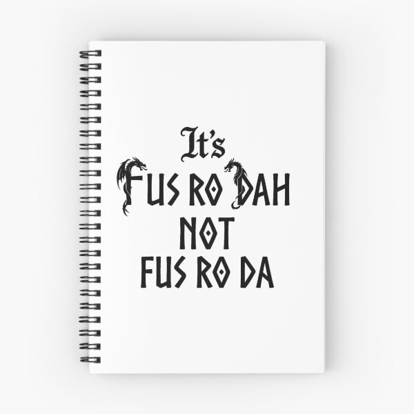 Item preview, Fus Ro Dah Dragon Shout Meme Skyrim Harry Potter designed and sold by StickerShed.
