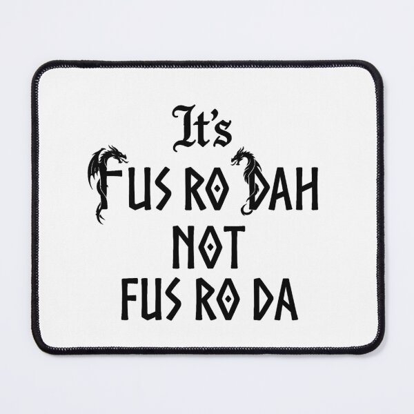 Item preview, Fus Ro Dah Dragon Shout Meme Skyrim Harry Potter designed and sold by StickerShed.