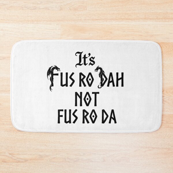 Item preview, Fus Ro Dah Dragon Shout Meme Skyrim Harry Potter designed and sold by StickerShed.