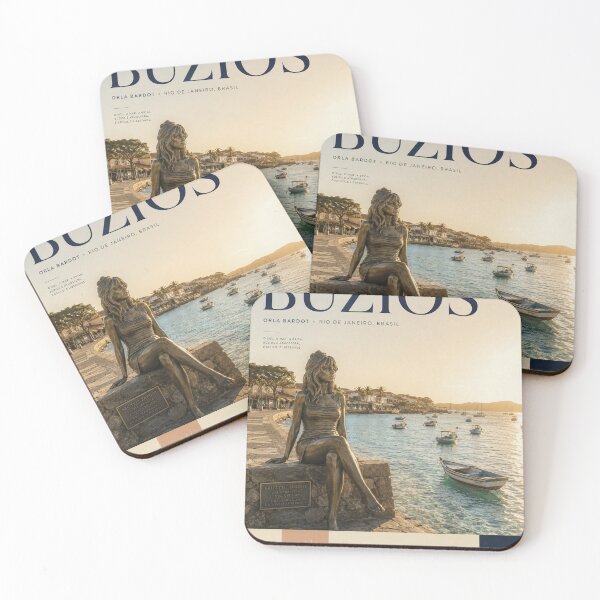 Item preview, Vintage Búzios Brigitte Bardot Travel Poster designed and sold by sassav8.