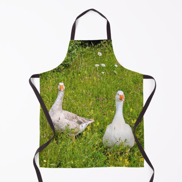Item preview, Curious Geese in Summer Wildflowers designed and sold by Miles&Moments.