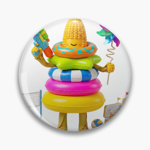 Item preview, Social Vibes 'Snack & Splash' :: Corn Cob Cruise designed and sold by Communication Optimists.