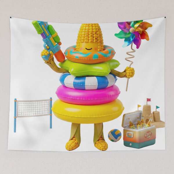 Item preview, Social Vibes 'Snack & Splash' :: Corn Cob Cruise designed and sold by Communication Optimists.