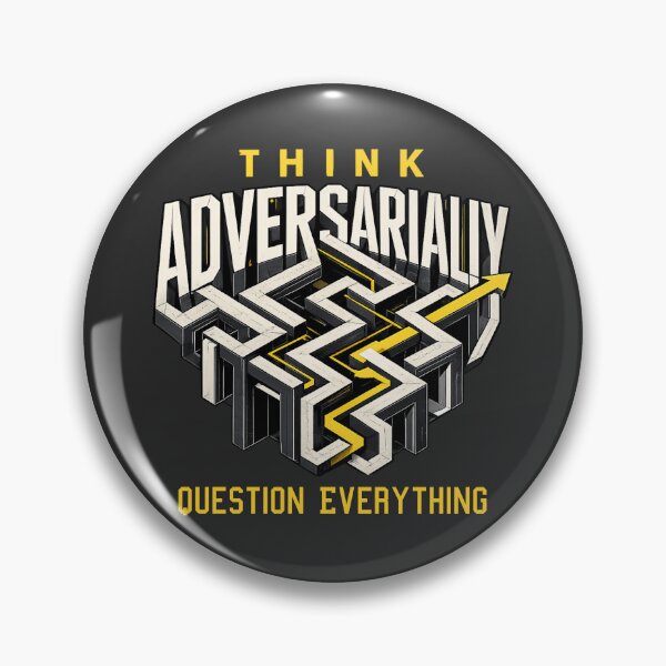 Item preview, Think Adversarially Question Everything designed and sold by PunchDrop.