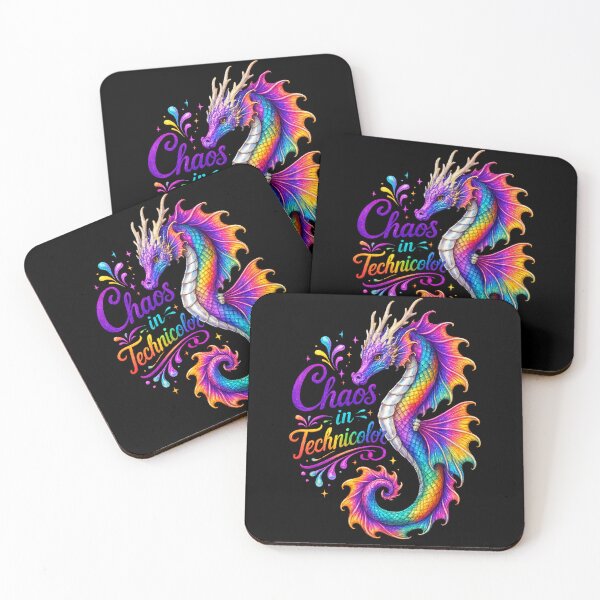 Item preview, Sea Dragon - Chaos In Technicolor designed and sold by EMBERFLOWARTWORKS.