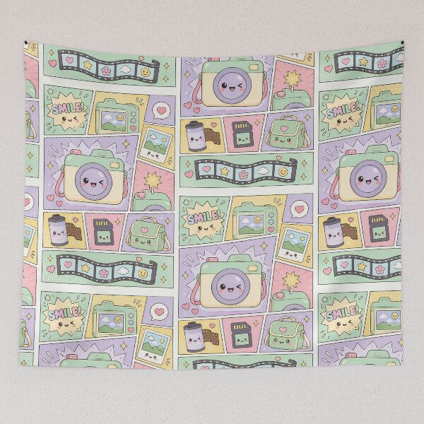 Item preview, Kawaii Camera Pop Panels designed and sold by Gift Phrase Studio.