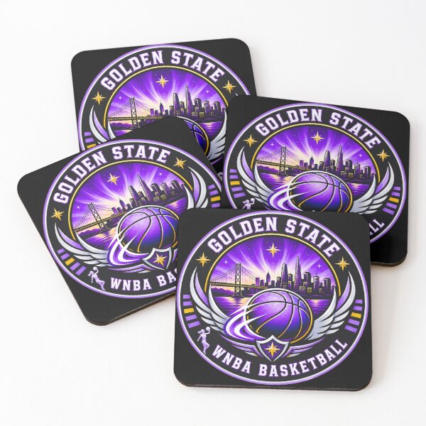 Item preview, Golden State Women’s Basketball Winged Skyline Purple Sports Emblem designed and sold by TKOprintdesigns.