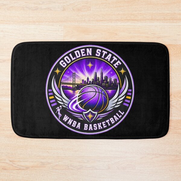 Item preview, Golden State Women’s Basketball Winged Skyline Purple Sports Emblem designed and sold by TKOprintdesigns.