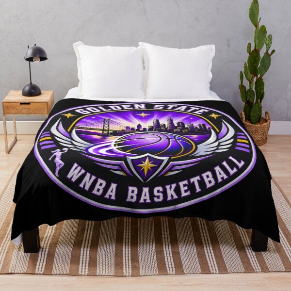 Item preview, Golden State Women’s Basketball Winged Skyline Purple Sports Emblem designed and sold by TKOprintdesigns.