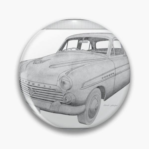 Item preview, Vauxhall Cresta Series EIPC-3 4 Door Saloon Hand-drawn designed and sold by Classic Car Art Drawings.
