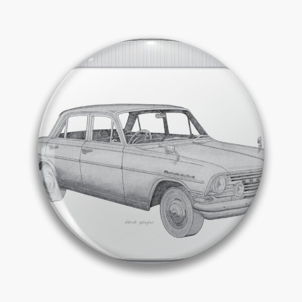 Item preview, Vauxhall Cresta Series PB 4 Door Saloon Hand-drawn designed and sold by Classic Car Art Drawings.