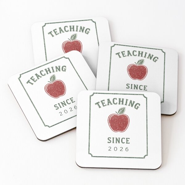 Item preview, Teaching Since 2026 Vintage Apple Badge Teacher designed and sold by Worn & Witty.