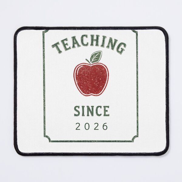 Item preview, Teaching Since 2026 Vintage Apple Badge Teacher designed and sold by Worn & Witty.