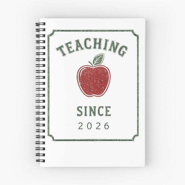Item preview, Teaching Since 2026 Vintage Apple Badge Teacher designed and sold by Worn & Witty.