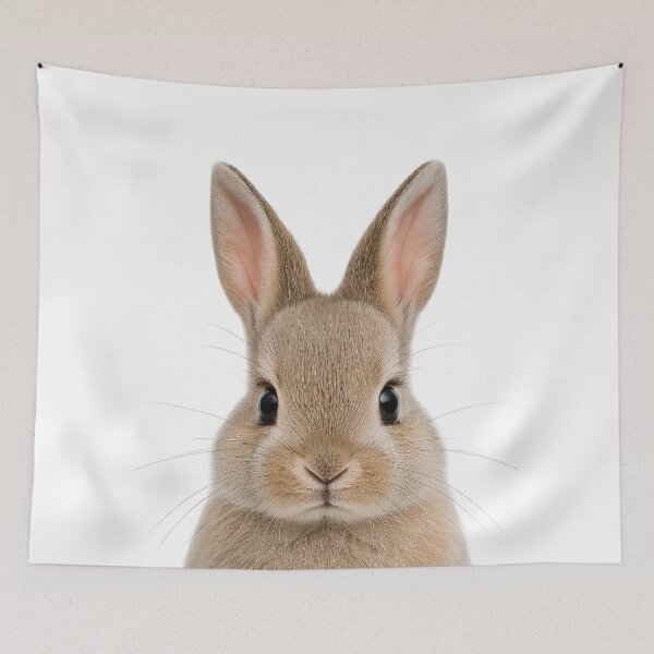 Item preview, Bunny Rabbit Portrait designed and sold by DirtyAngelFace Shop.