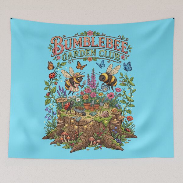 Item preview, Bumblebee Garden Club Cottagecore Spring Gardening designed and sold by TeeARTHY.