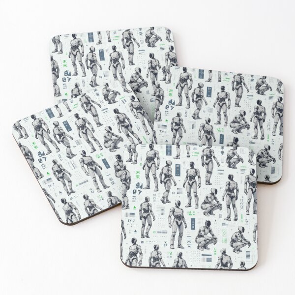 Item preview, Futuristic Humanoid Robot | AI Android Sci-Fi Tech Design designed and sold by TEEJAMBOREE.