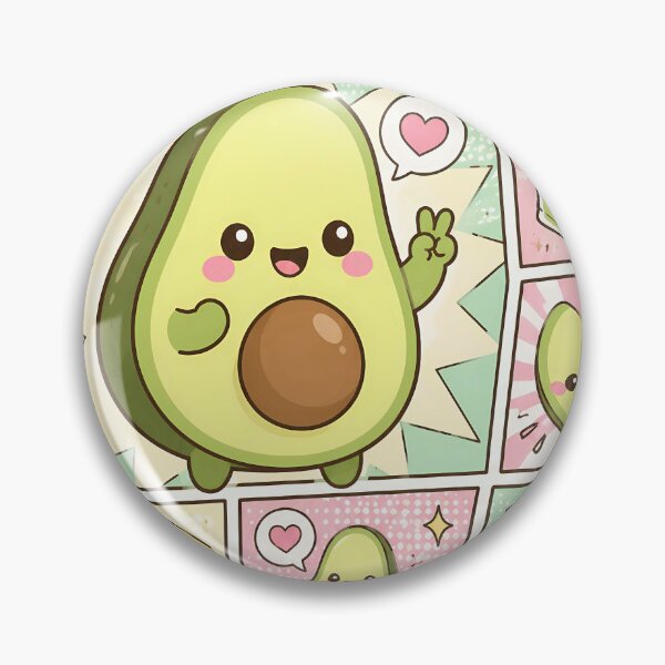 Item preview, Kawaii Avocado Pop Panels designed and sold by Gift Phrase Studio.