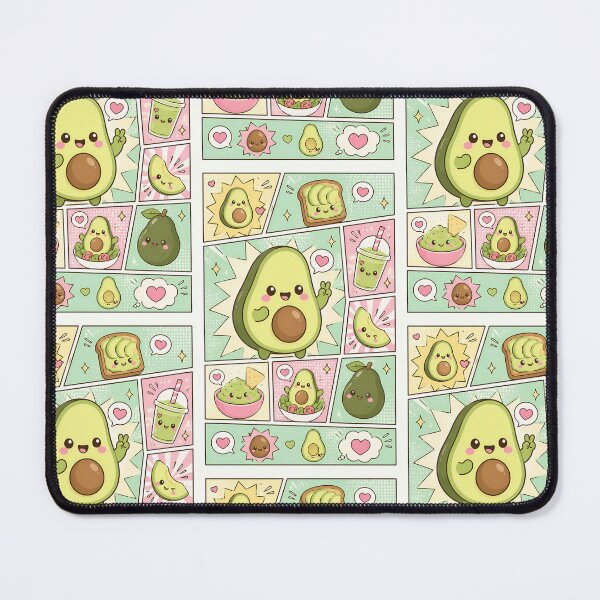 Item preview, Kawaii Avocado Pop Panels designed and sold by Gift Phrase Studio.