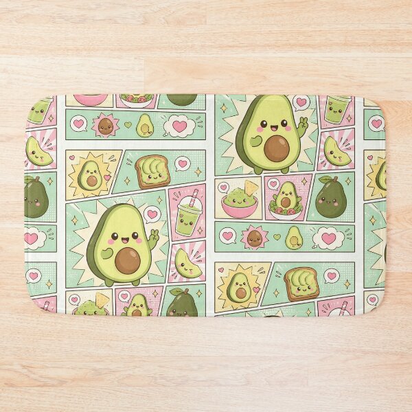 Item preview, Kawaii Avocado Pop Panels designed and sold by Gift Phrase Studio.