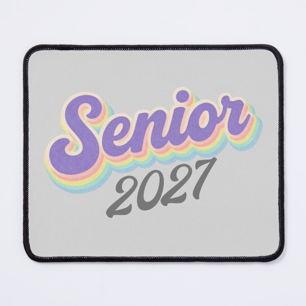Item preview, Senior 2027 Retro Watercolor Rainbow Tones designed and sold by JaymeOctober.