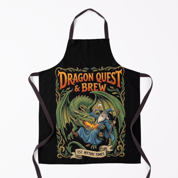 Artikelvorschau, Dragon Quest und Brauen Fantasy-Zauberer-Tabletop-Rollenspiel entworfen und verkauft von TeeARTHY.
