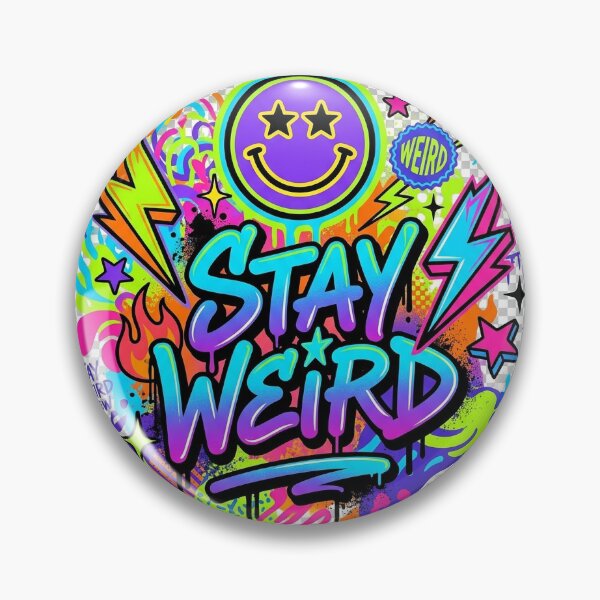 Item preview, Stay weird retro streetwear graphic. designed and sold by Vellrah.