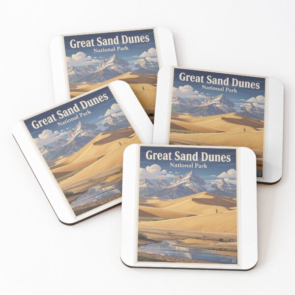 Item preview, Great Sand Dunes National Park San Luis Valley Colorado Souvenir Print designed and sold by The Souvenir Dept..