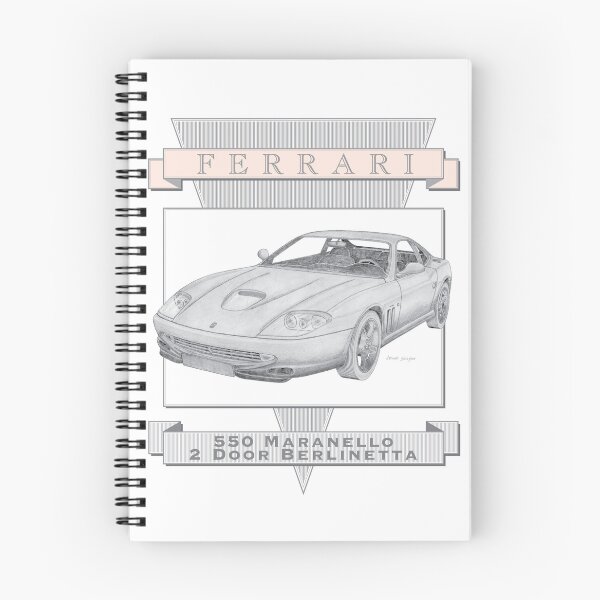 Item preview, Ferrari 550 Maranello 2 Door Berlinetta Hand-drawn designed and sold by Classic Car Art Drawings.
