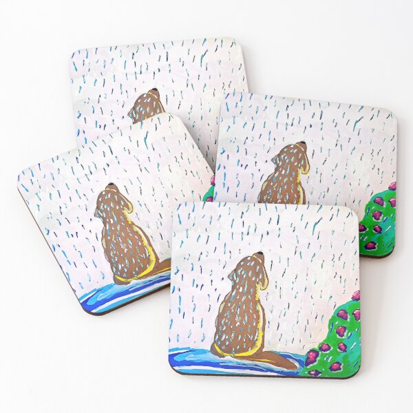 Item preview, Dog in the rain designed and sold by Ema-slem.