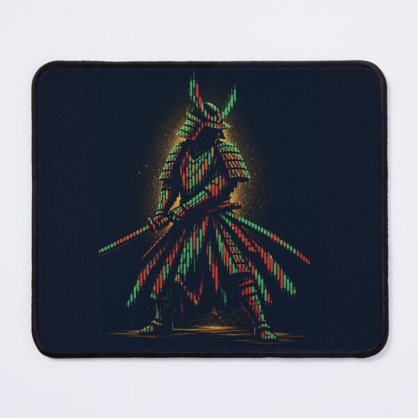 Item preview, Candlestick Samurai Stock Trader Warrior designed and sold by FirmHoldStudio.