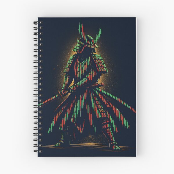 Item preview, Candlestick Samurai Stock Trader Warrior designed and sold by FirmHoldStudio.