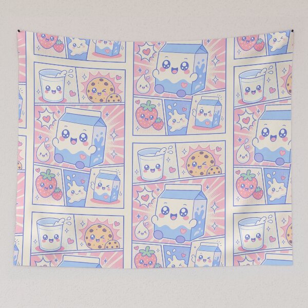 Item preview, Kawaii Milk Carton Pop Panels designed and sold by Gift Phrase Studio.