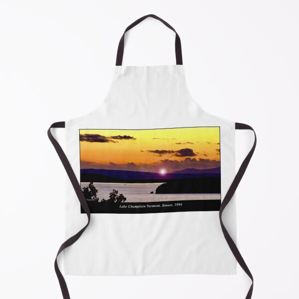 Item preview, Lake Champlain Vermont, Sunset, 1994, Retro Travel Photograph designed and sold by AMacGPhilly.