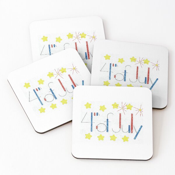 Item preview, Fourth of July Stars and Fireworks designed and sold by emilykcreations.