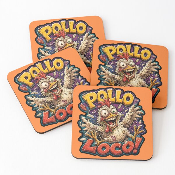 Item preview, Pollo Loco (Crazy Chicken) designed and sold by digital-savant.
