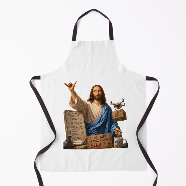 Item preview, Thou Shalt Send It Jesus designed and sold by PatternFly.