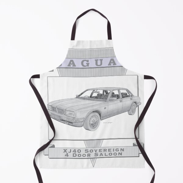 Item preview, Jaguar XJ40 Sovereign 4 Door Saloon Hand-drawn designed and sold by Classic Car Art Drawings.
