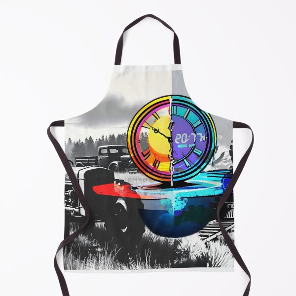 Item preview, Time Traveler Vortex Surreal Retro Art designed and sold by Daniela`s shop.
