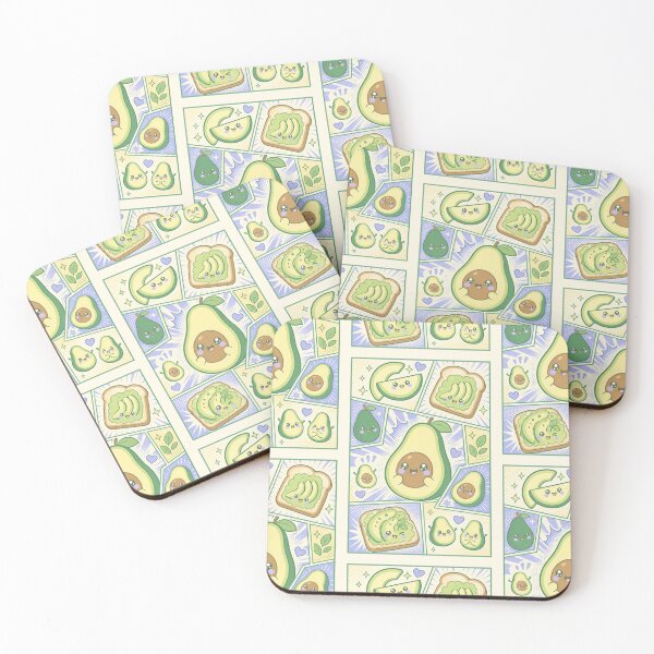 Item preview, Kawaii Avocado Pop Panels cool designed and sold by Magmashup.