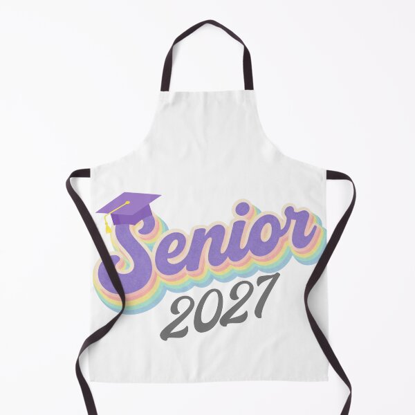 Item preview, Senior 2027 With Graduation Cap Retro Rainbow Lettering designed and sold by JaymeOctober.